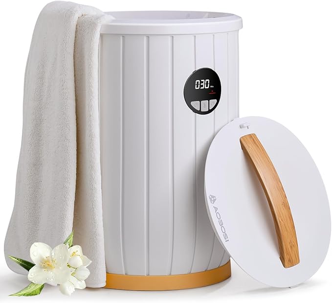 AAOBOSI Large Towel Warmers for Bathroom with Digital Display,20L 4 Timer& Auto Shut Off，Fast Warming, Blankets & Robes, Portable Electric Warmer for Bathroom,SPA，PJ's and More