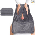 SINLAND Microfiber Esthetician Towels for Facials Mask Removing Face Wrap Soft Facial Cloth with Split Design Spa Towels for Facial Steam Massage and Cleansing