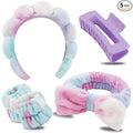 Chanaco Spa Headband, Makeup Headband with Wrist Bands, Hair Accessories for Washing Face and Teen Girl Gifts for Women