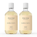 Deep Steep Bubble Bath, Lemon Cream 17 oz (Pack of 2) – Hypoallergenic, Clinically Tested Soothing Soak with Shea Butter & Argan Oil – Sulfate-Free