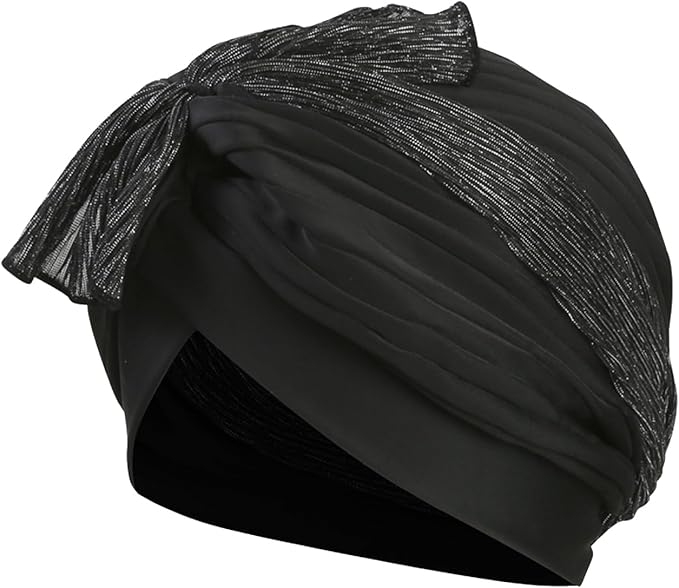 Women Swim Cap Long Short Hair Protection Pool Beach Swimming Cap Pleated Beanie Hat for Bathing Shower Surfing Spa