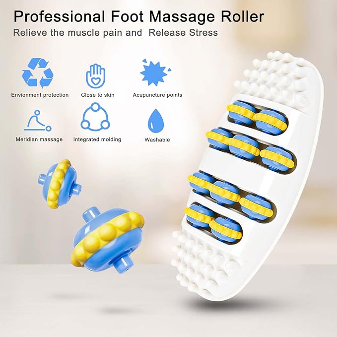 Ionic Foot Bath Detox Machine, Feet Detox Machine for Home Use, Home Salon Spa for Deep Relaxtion with Foot Massager Roller
