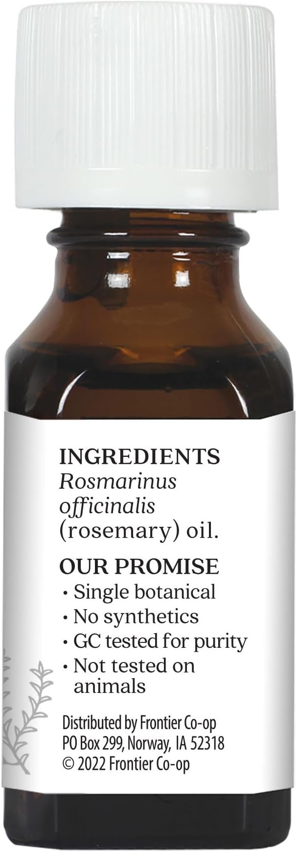 Aura Cacia Rosemary Essential Oil, Pure Rosmarinus Officinalis Oil, Aromatherapy for Skincare, Massage, Hair Care, DIY Blends | 0.5 Fl Oz (Pack of 1)