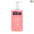 Neutrogena Oil-Free Acne Wash Pink Grapefruit Facial Cleanser - with Salicylic Acid for Clear Skin, Daily Face Wash for Oily & Acne-Prone Skin, Deep Cleansing Treatment, 9.1 fl. oz. Bottle