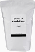 Minimalist Epsom Salt with Eucalyptus Oil, Perfect for Scented Baths and Soaks, Packaged for Convenience in a Refillable Bag (80 Ounce)