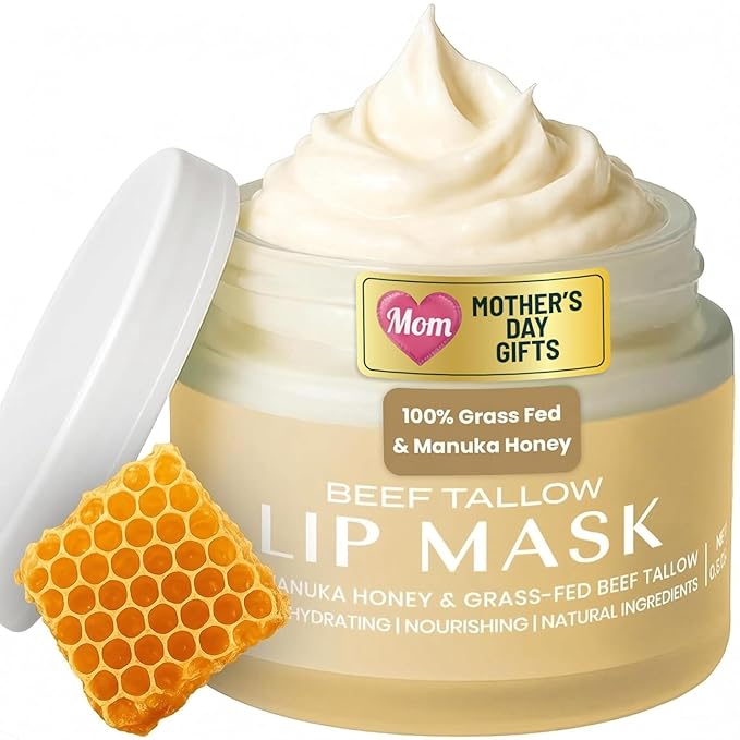 Body Restore Collagen Lip Mask – Mothers Day Gifts for Mom, Hydrating Lip Treatment, Birthday Gifts for Women, Self Care Spa Gifts – Vanilla
