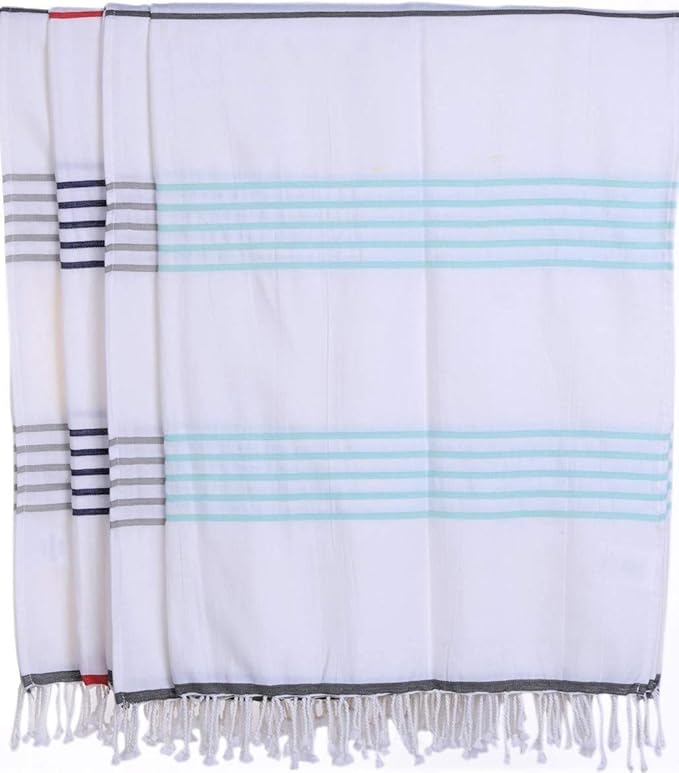 Prewashed, Soft, Original Turkish Peshtemal Towels Pestemal Towel Thin Camping Bath Sauna Beach Gym Pool Blanket Fouta Towels 100% Cotton Grey