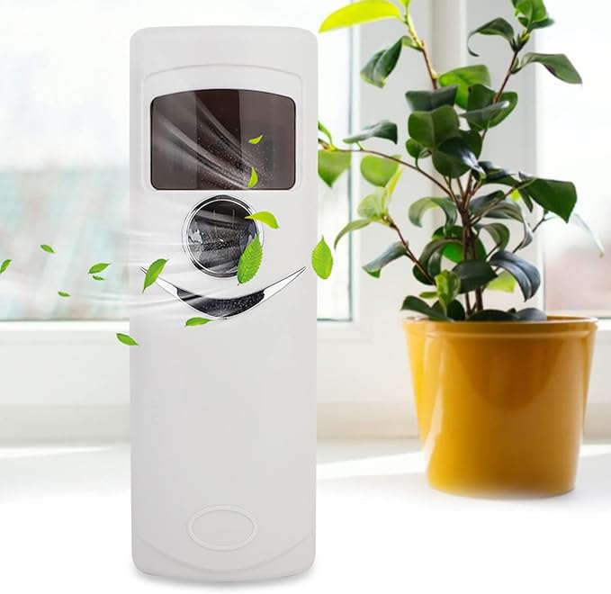 Automatic Air Freshener Dispenser,Wall Mount/Free Standing Commercial Electric Aromatherapy Diffuser ，Programmable Sprayer for Home Room Office Bathroom