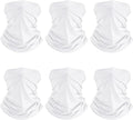 Geyoga 6 Pieces Summer UV Protection Cooling Neck Gaiter Face Clothing Neck Gaiter Mask Scarf Sunscreen Breathable Bandana