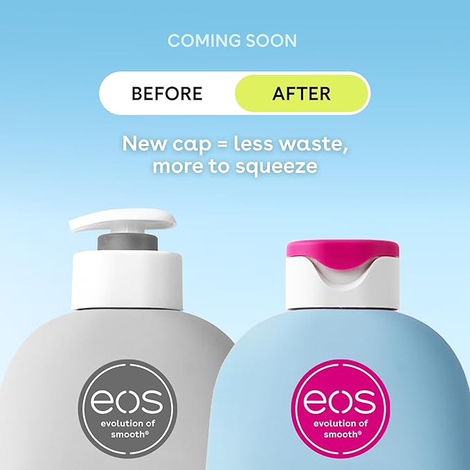eos Shea Better Sensitive Skin Body Lotion - Fragrance-Free, 48-Hour Moisture Eczema Cream & Dry Skin Relief, Vegan, 16 fl oz (Packaging may vary)