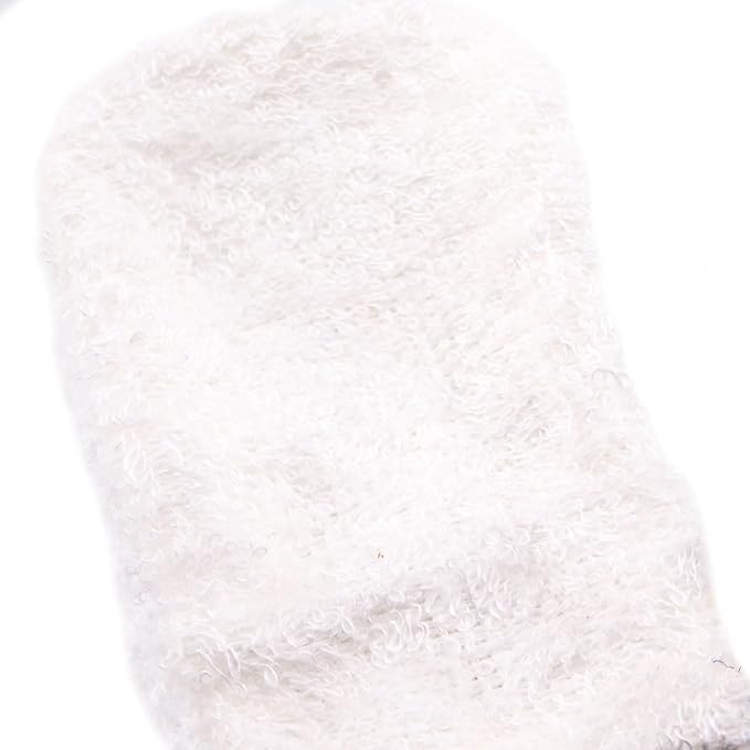 Waxness Kaz Exfoliating Mini Glove Finger Scrubber for Dead Skin Removal & Gentle Facial and Body Exfoliation, 4 Pack – Professional Skin Care