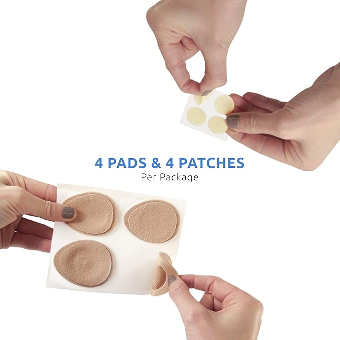 Comfort Zone Extra Thick Callus Remover Pads for Feet, Contains 40% Salicylic Acid, Protective Callus Pads for Feet to Cushion & Protect Against Friction, 4 Count, Pack of 3