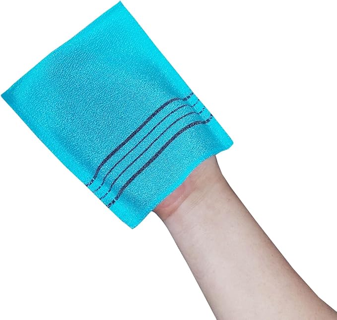 Korean Exfoliating Body Scrubber for Shower (blue10 pink10)