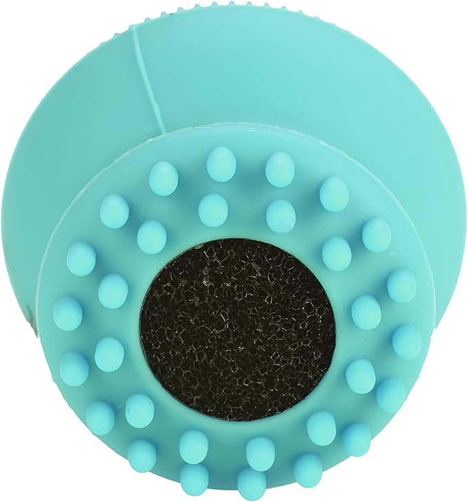 Facial Cleansing Brush Jellyfish Face Brush Exfoliating Face Brush Massaging Facial Cleansing Spin Brush Face Cleanser Brushes for Men Women(Verde)
