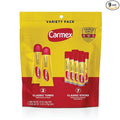 Carmex Classic Medicated Lip Balm Pack, Lip Moisturizer for Chapped Lips, 9-Count Variety Pack Bag (2 Tubes, 7 Sticks)