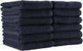 Arkwright Bleach Resistant Salon Towels 12 Pack - 100% Cotton Hair Towels, Soft, Absorbent, Quick Dry Spa & Barber Towels for Hair Stylist, Nail Salon & Esthetician, 16 x 27, Navy