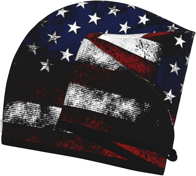 American Flag Hair Towel Wrap, Absorbent Hair Drying Towel, Microfiber Hair Drying Cap Turban For Drying Curly Long Thick Hair