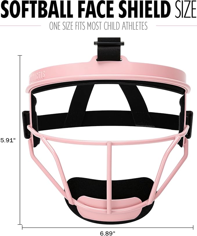 Dinictis Softball Face Mask, Lightweight, Comfortable, with Wide Field Vision, Durable and Safe Face Guards, Premium Protective Softball Fielder's Mask