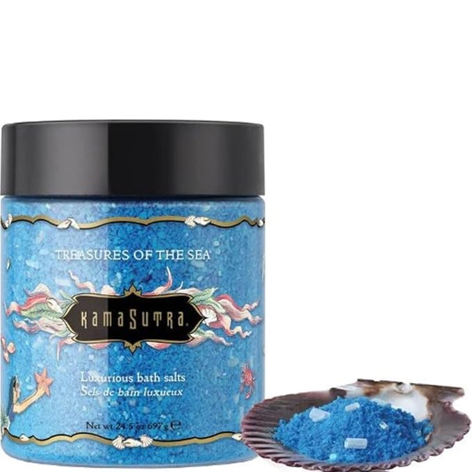Kama Sutra Treasures of the Sea Ocean Blu 24.5 oz with Skin Softening and Nourishing Minerals