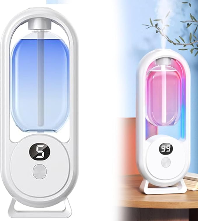 Automatic Aromatherapy Diffuser,Automatic Diffuser Sprayer,Upgrade Rechargeable 6 Modes Aromatherapy Diffusers for Bedroom Office Bathroom