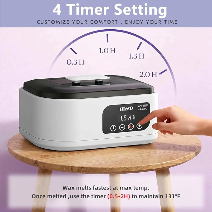 Paraffin Wax Machine for Hand and Feet，Touchscreen Paraffin Wax Warmer with Wax Moisturizing Paraffin Spa Wax Bath Kit, Large Capacity at Home for Smooth and Soft Skin