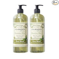 A LA MAISON Hydrating Body Wash Rosemary Mint, Uses: Body - Triple French Milled, Essential Oils, Plant Based, Vegan, Cruelty-Free, Alcohol & Paraben Free (25.36 oz, 2 Pack)