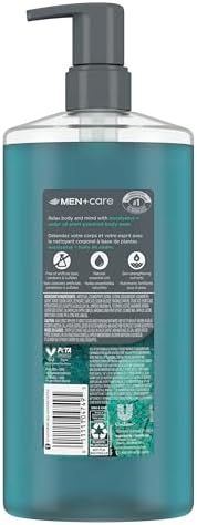 Dove Men Moisturizing Body Wash, Eucalyptus + Cedar Oil, 26oz - Image 4