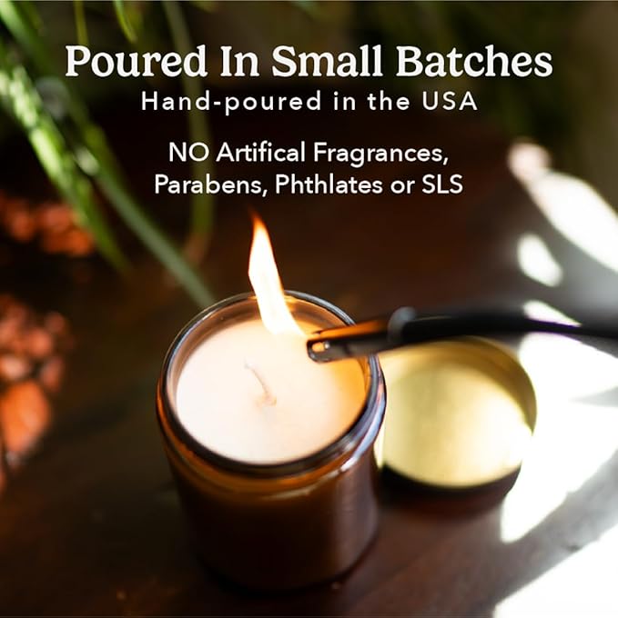 PACHA SOAP Co. Dirty Hippie Candle, 7 oz - Scents of Patchouli, Nutmeg, and Clove - Clean Burning, Soy, Coconut & Apricot Wax, Lead-Free Wick, Cruelty-Free, Recyclable
