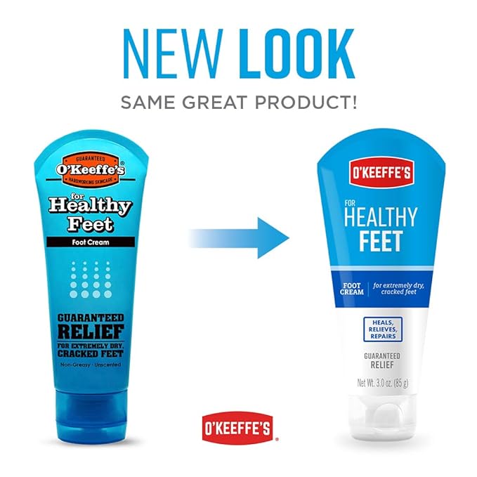 O'Keeffe's K0280004-12 Healthy Feet Foot Cream Tube (12 Pack), 3 oz