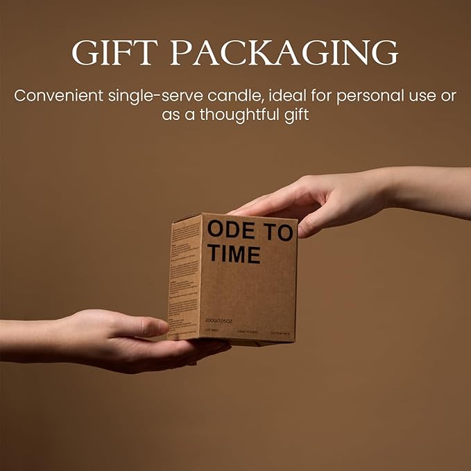 M&SENSE CreamyVanillaPie Scented Christmas Candle Gift, Aromatherapy Candle Set for Women, Soy Wax Candles Home Scented, Long Lasting Amber Jar Candle Gift for Christmas, Thanksgiving, Holiday