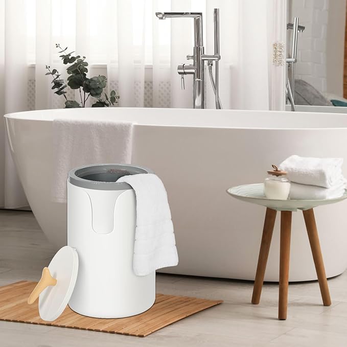 Towel Warmer, 20L Hot Towel Warmers for Bathroom, Auto Shut Off Towel Warmers Spa, 2 Temp Modes&3 Timer Settings, Suitable for Towels, Bathrobes, Blankets, Pajamas, etc