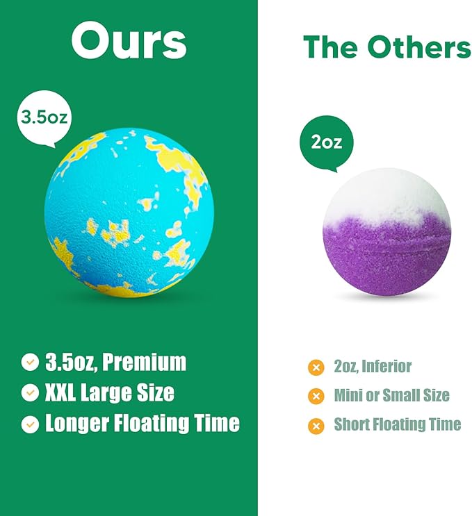 Bath Bombs for Kids with Surprise Toys Inside, 12 Pcs Kids Bath Bombs with Cat Dog Toys, Natural Safe Bathbombs for Moisturizing Sensitive Skin, Fun Bubble Bath Fizzies Gift for Boys Girls Toddlers