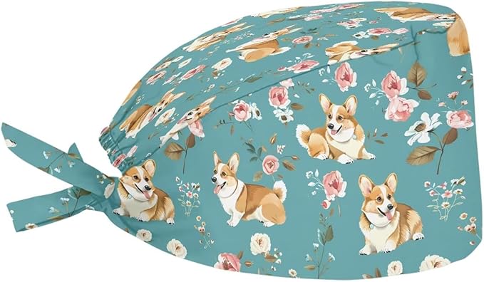 JoyLamoria Novelty Printed Cap with Sweatband Women Men Adjustable Tie Back Hats for Paiting