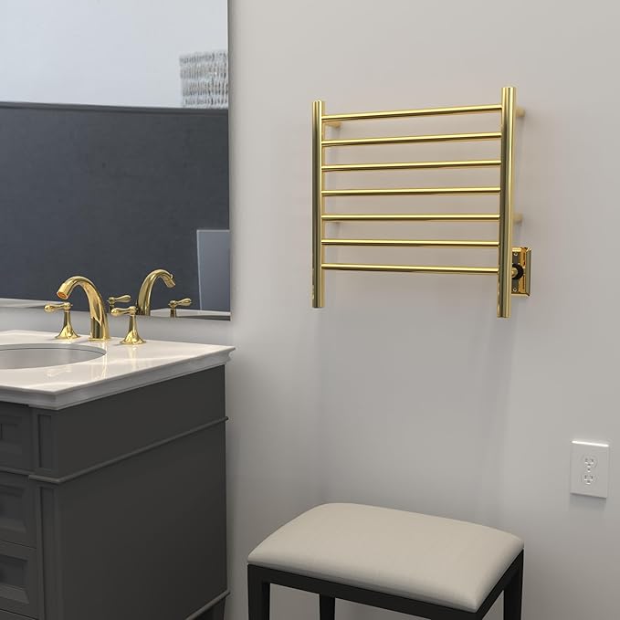 Amba RWHS-SPG Radiant Small 7 Bar Towel Warmer in Polished Gold