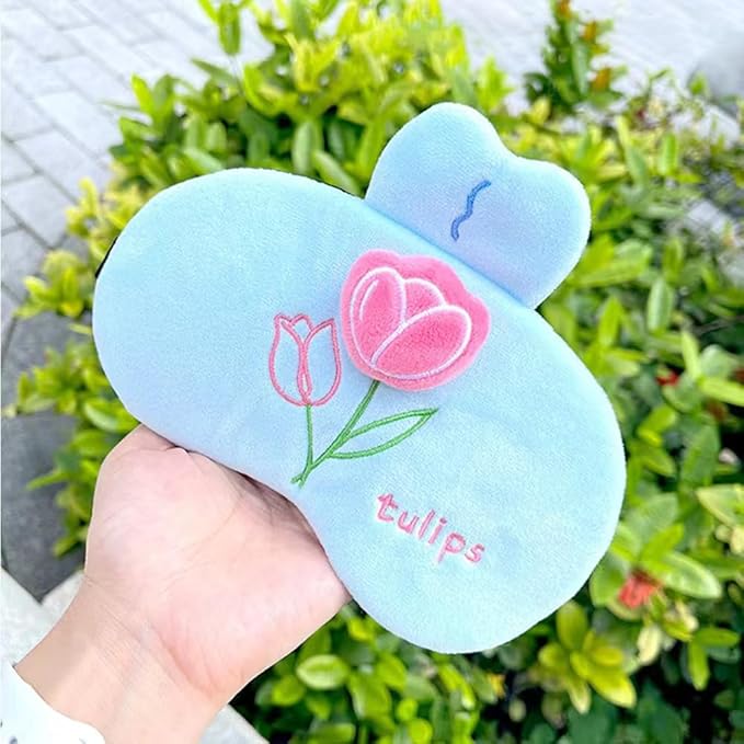 PERFECTSIGHT Cute Sleep Eye Masks (Blue Tulip)