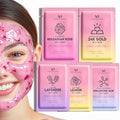 Jelly Mask for Facials - 5 Flavors Hydrating & Brightening Jelly Face Masks | Bulgarian Rose, Lavender, Hyaluronic Acid, 24K Gold face mask skin care |Vajacial Jelly Mask | Mothers Day Gifts for Mom