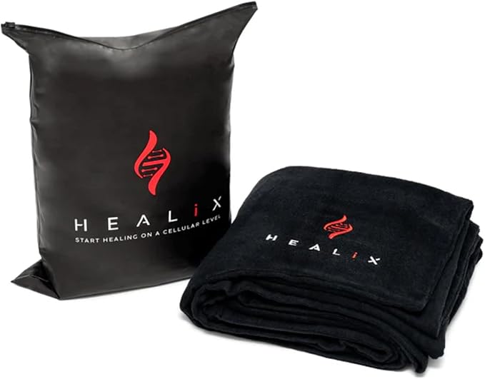 Healix Comfort Sauna Blanket Insert – Ultra-Soft Sauna Towel Liner Made of 65% Rayon & 35% Organic Cotton for Infrared Sauna Blanket | Washable, Quick-Dry Blanket Towel for Portable Home Sauna