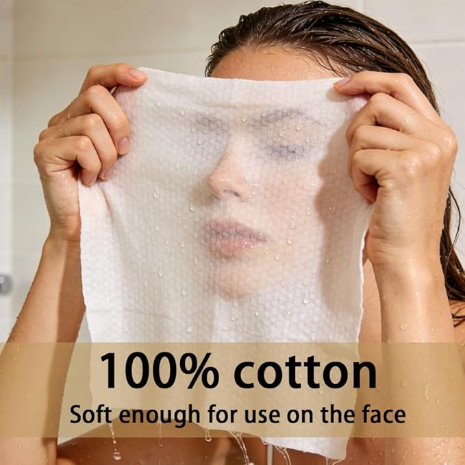 Hot Face Towel Warmer Replacement Towels, 400 Count White Compressed Spa Towels, Compatible Refills for Facial Care, Professional Salon & Barber Shop Use