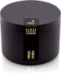 Lulu Candles | Fresh Linen Scented Candle | Smells Clean & Crisp | Luxury Scented Soy Tin Candle | Hand Poured in The USA | Highly Scented & Long Lasting (8 Oz. Tin)