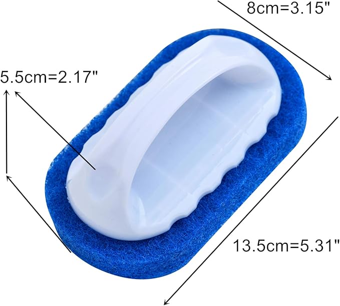 AnotherGifts Professional Spa Maintenance Kit with Skimmer, Brush and Scrubber Pad for Hot Tub and Small Pool Cleaning, All-in-One Cleaning Tool Set