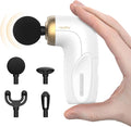 HEYCHY A1 Super Mini Massage Gun, Percussion Deep Tissues Muscle Massager, Travel Massage Gun, Compact Sports Massager, Portable Handheld Massager for Office Gifts for Him/Her, Home, Athletes(White)