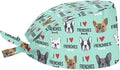 JoyLamoria Novelty Printed Cap with Sweatband Women Men Adjustable Tie Back Hats for Paiting