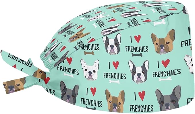 JoyLamoria Novelty Printed Cap with Sweatband Women Men Adjustable Tie Back Hats for Paiting
