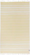 Beach Towel | Cotton Beach Towels, Easy to Carry, Sand Free, Highly Absorbent, Quick Dry, Turkish Towels for Travel Camping Bath Sauna Beach Gym Fitness Pool Yoga SPA by Lahammam, Asena, Yellow