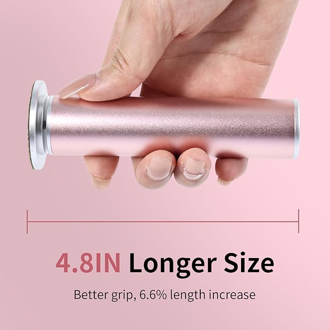 APRELM Electric Foot Callus Remover with 3-Sizes 120Pcs Sandpaper Discs, 4.8IN Longer Professional Callus Remover for Feet, Pedicure Tools Foot File for Dead Skin