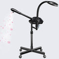 Professional Facial Steamer on Wheels,2 in 1 Face Steamer with 5X Magnifying Lamp and Ozone Function for Home and Beauty Spa Use