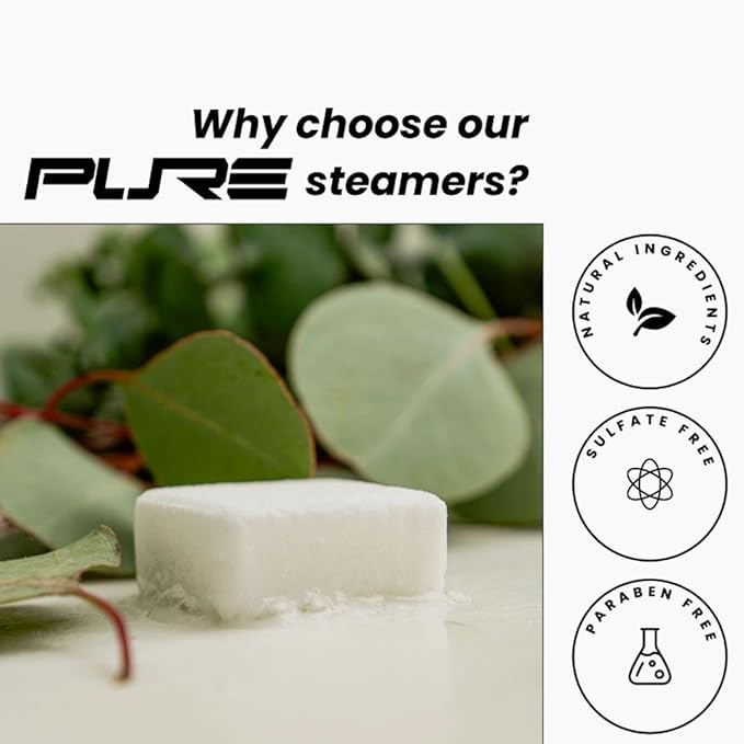 Sport Shower Steamers - USA Made with Natural Eucalyptus Essential Oil, Aromatherapy, Stress and Sinus Relief, Muscle Recovery for Athletes, Best Birthday Presents and Mother’s Day Gifts for Runners