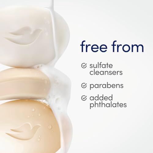 Dove Shea Butter Beauty Bar Soap 8 Count, Cleanser, 3.75 oz I beauty bar - Image 5