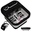 Collapsible Foot Spa And Massager with Heater And Temperature Control, Foot Bath Bowl with Bubbles, Six Massage Rollers, Vibration And Red Light, Foot Soak. Winter Must-Have Foot Spa Massager