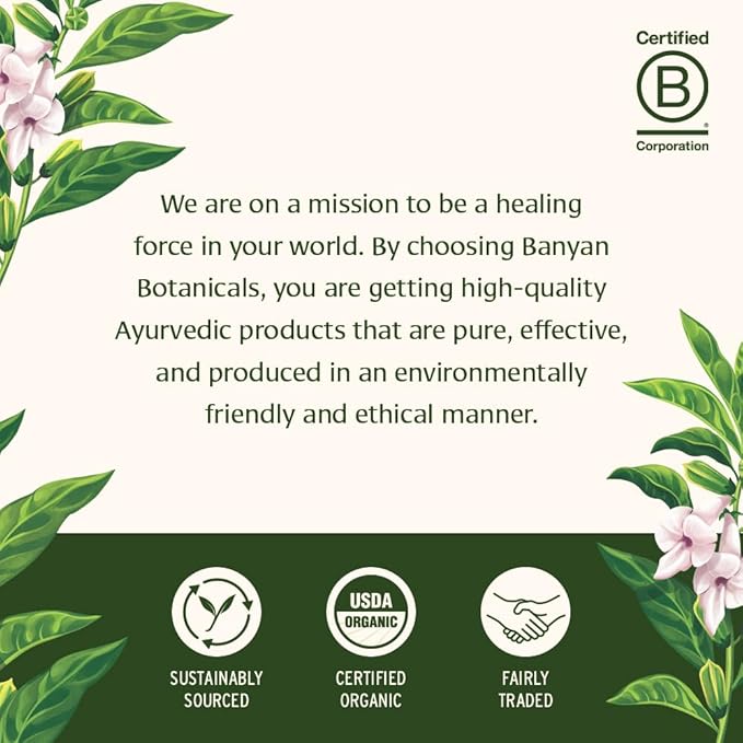 Banyan Botanicals Daily Massage Oil – Organic Ayurvedic Massage Oil – Balancing and Grounding – 2 oz – Non GMO Sustainably Sourced Abhyanga Oil